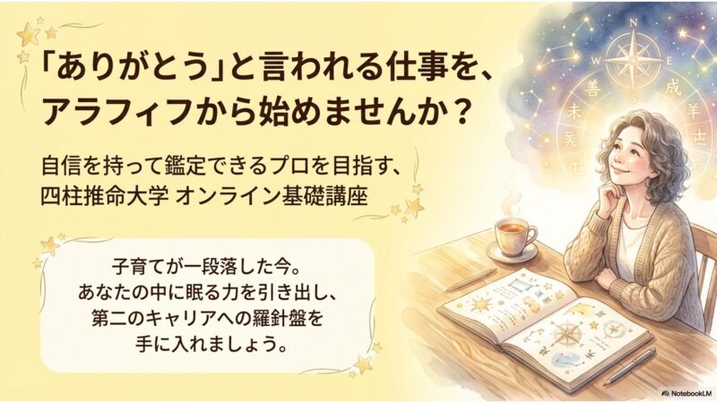 四柱推命大学 入学案内バナー