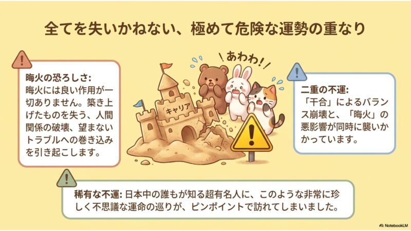 全てを失いかねない極めて危険な運勢の重なり