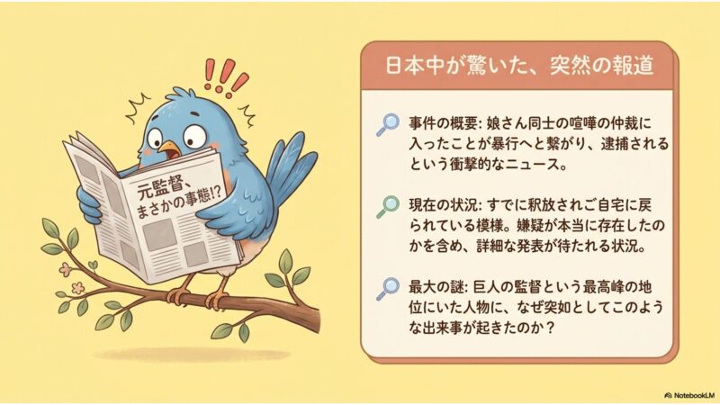日本中が驚いた突然の報道