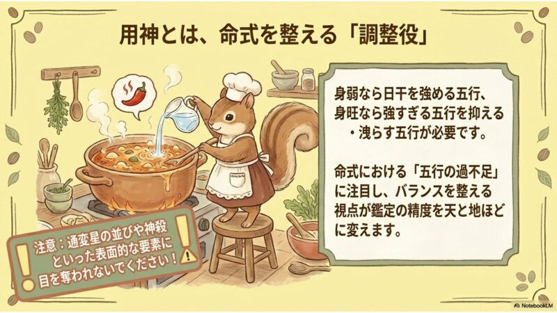 用神とは命式を整える調整役