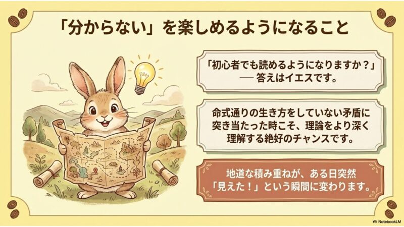 分からないを楽しめるようになること