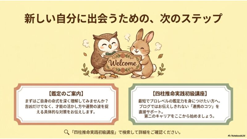 新しい自分に出会うための次のステップ