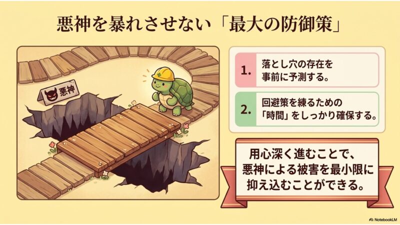 悪神を暴れさせない最大の防御策