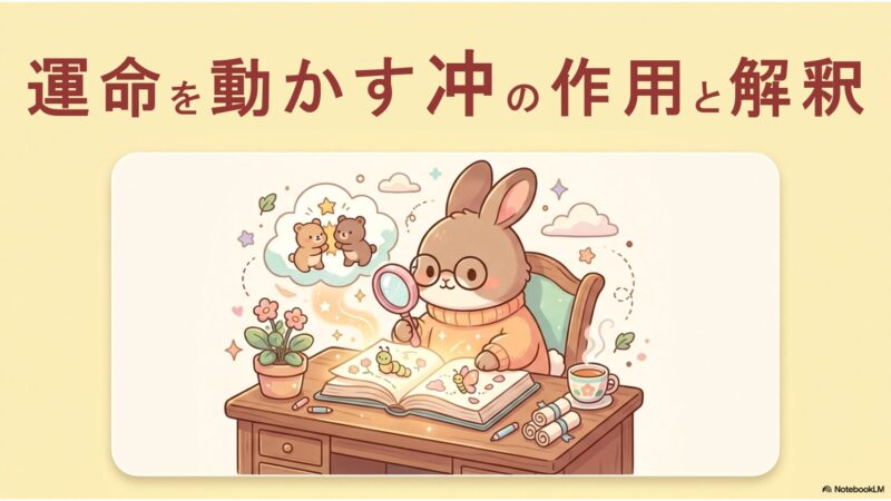 運命を動かす沖の作用と解釈