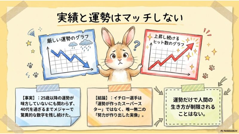 実績と運勢はマッチしない