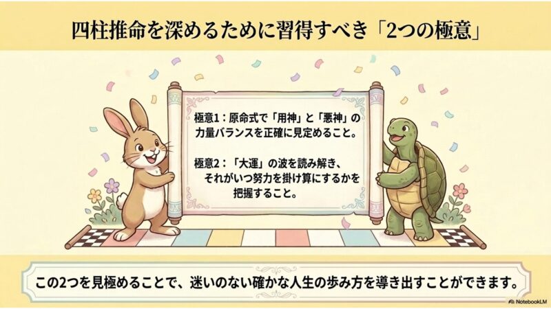四柱推命を深めるために習得すべき2つの極意