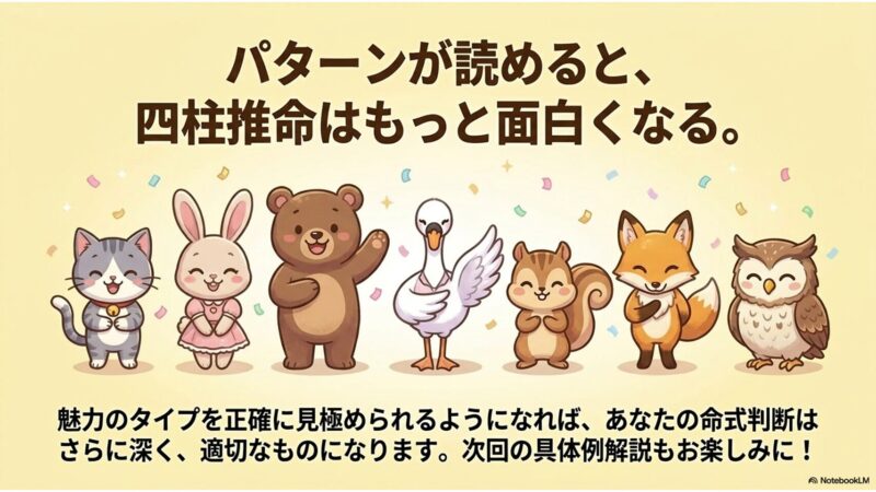 パターンが読めると四柱推命はもっと面白くなる