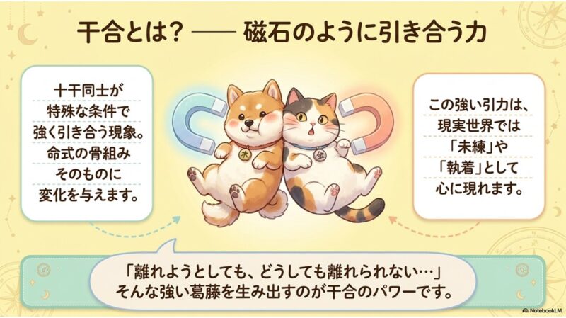 干合とは磁石のように引き合う力