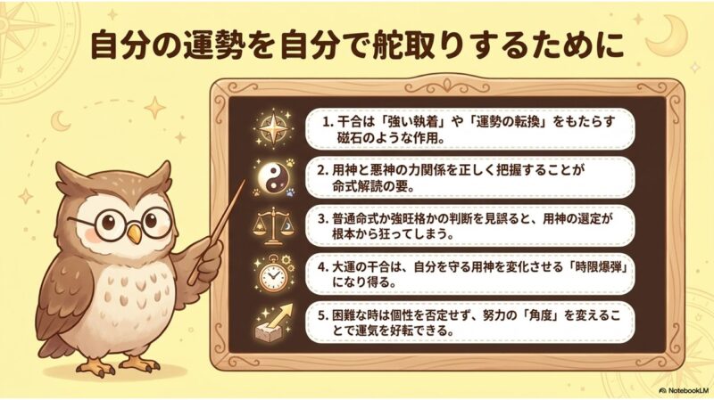 自分の運勢を自分で舵取りするための5つのポイント
