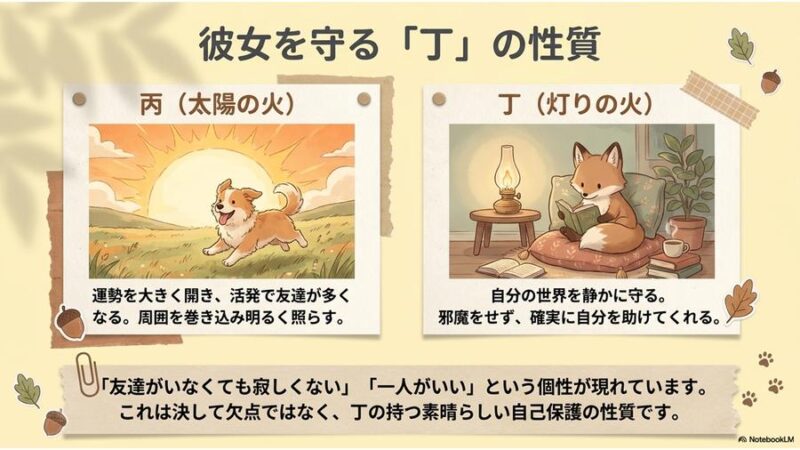 彼女を守る丁の性質