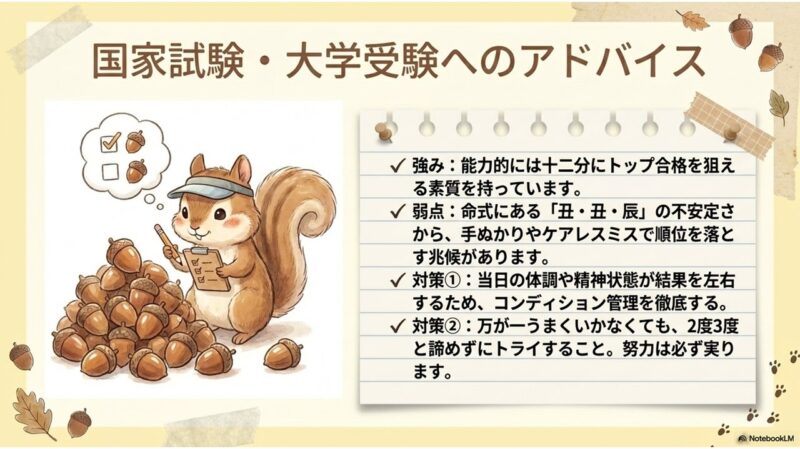 国家試験・大学受験へのアドバイス