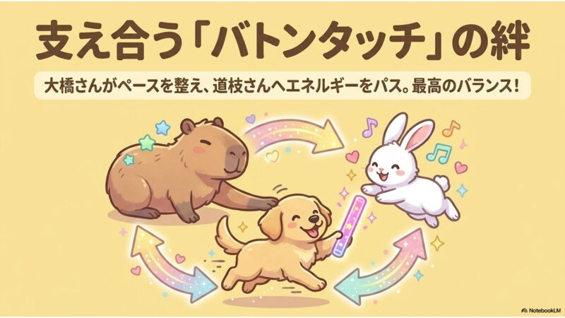 メンバーとの相性|バトンタッチの絆