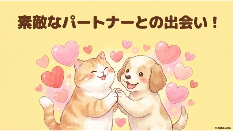 素敵なパートナーとの出会い