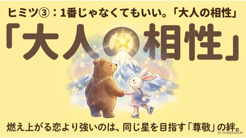 ヒミツ③:大人の相性