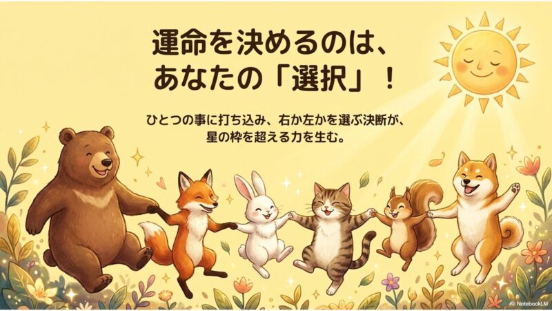 運命を決めるのは、あなたの選択!