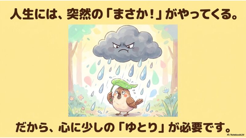 人生には突然のまさかがやってくる