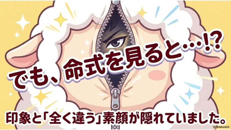 でも命式を見ると、印象と全く違う素顔が隠れていました