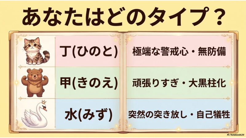 あなたはどのタイプ?