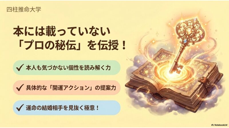 本には載っていない「プロの秘伝」を伝授！