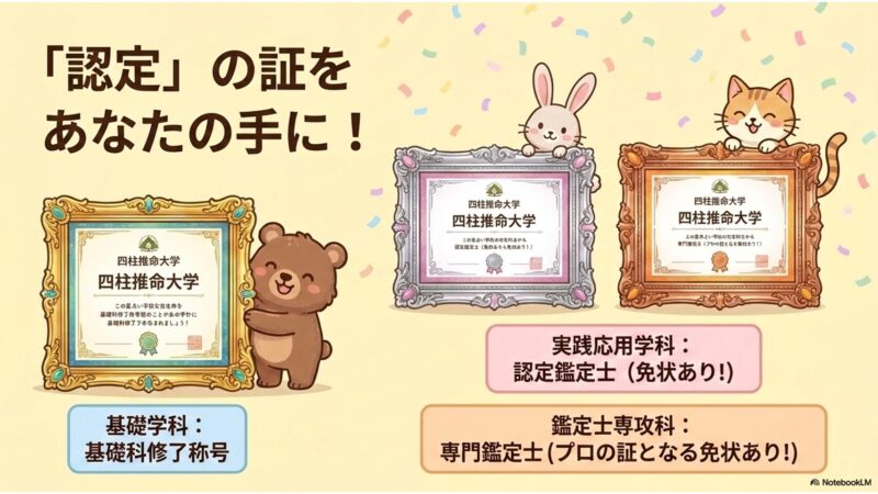 「認定」の証をあなたの手に！