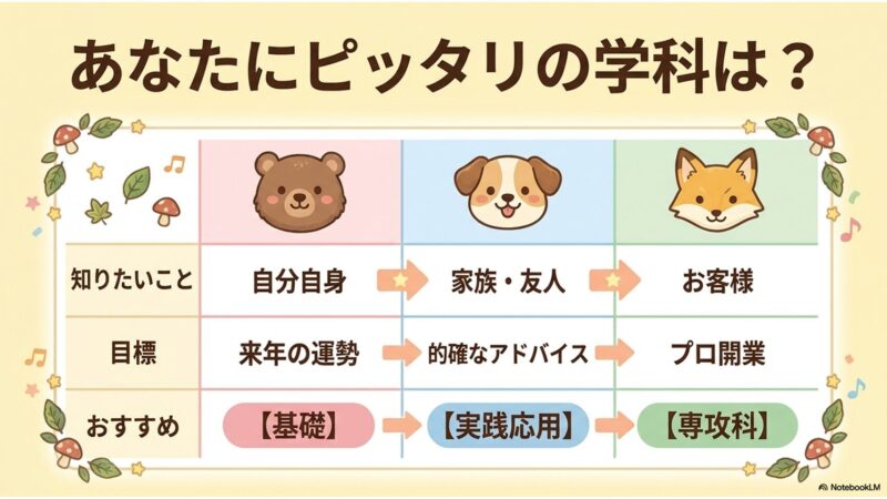 あなたにピッタリの学科は？