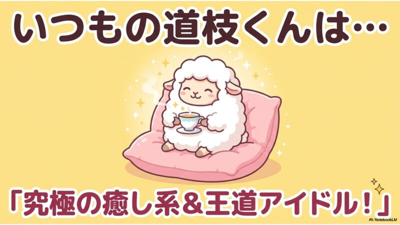 いつもの道枝くんは究極の癒し系&王道アイドル