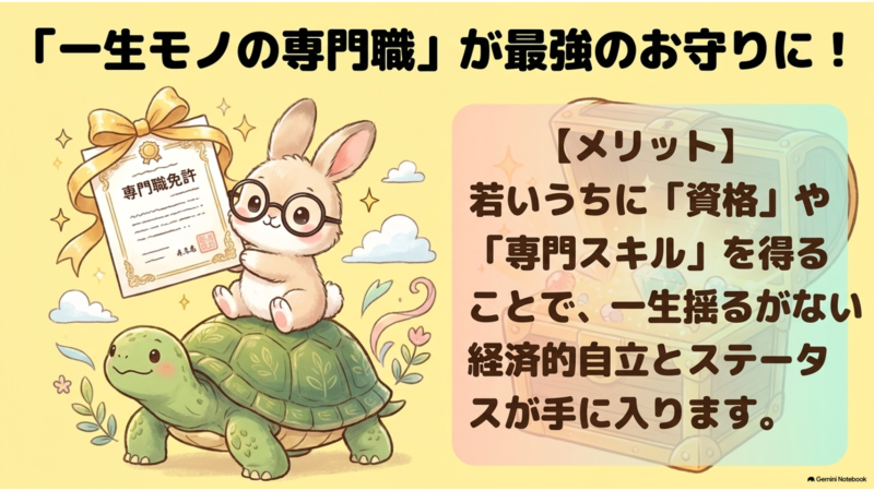 一生モノの専門職が最強のお守りに