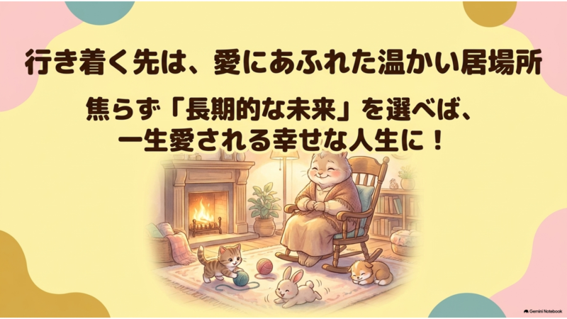 行き着く先は、愛にあふれた温かい居場所