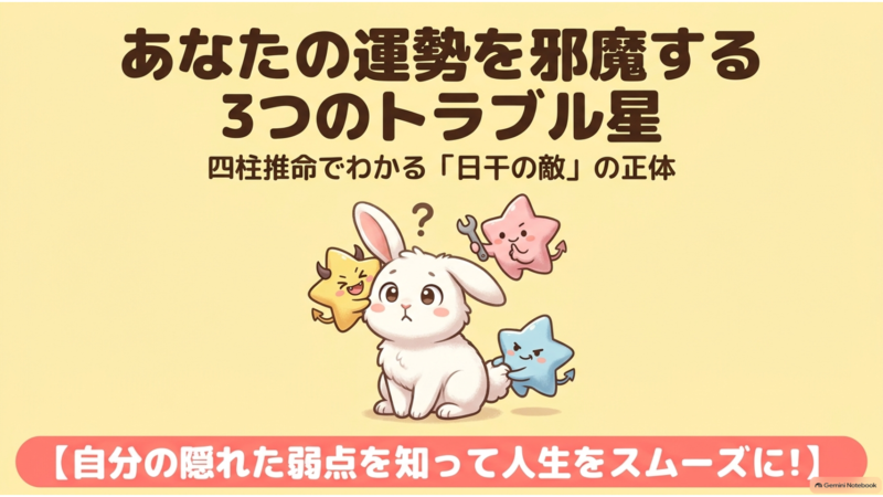星を知れば、トラブルは防げる