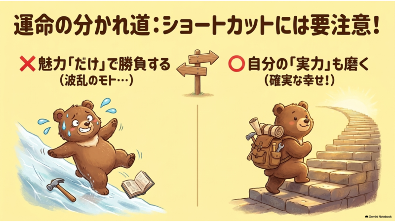 運命の分かれ道:ショートカットには要注意!