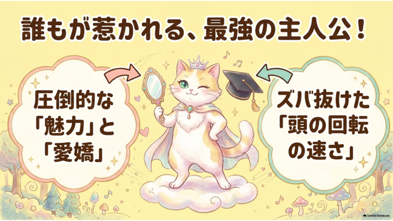 誰もが惹かれる、最強の主人公!