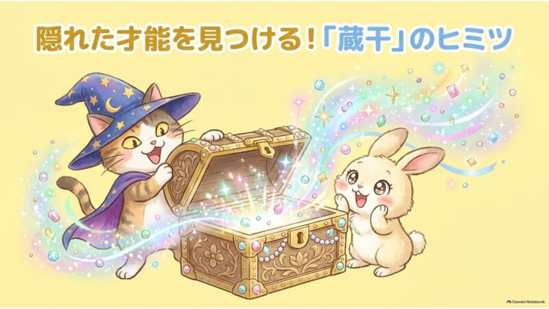 隠れた才能を見つける 蔵干のヒミツ